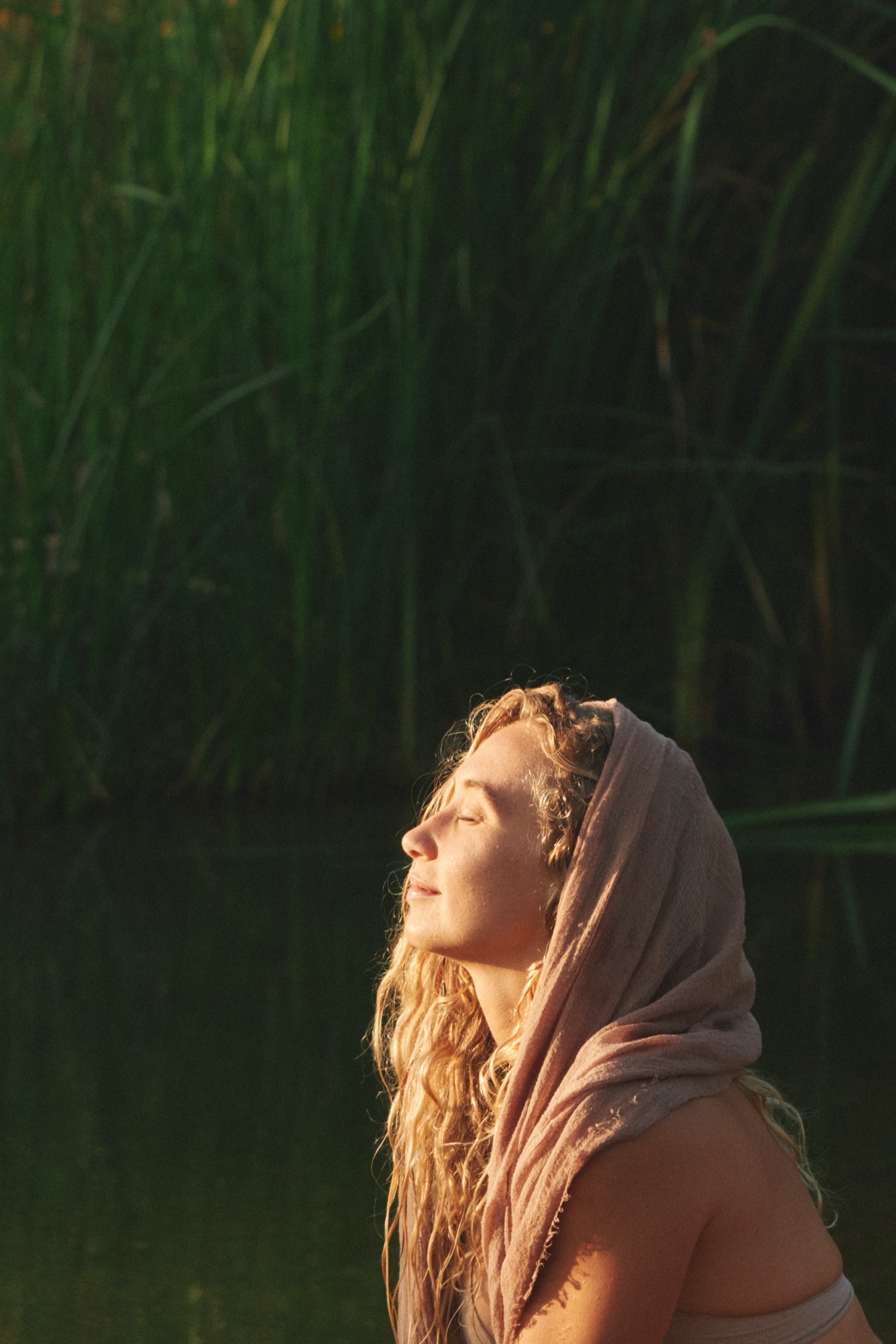 Diana Bolo in the waters